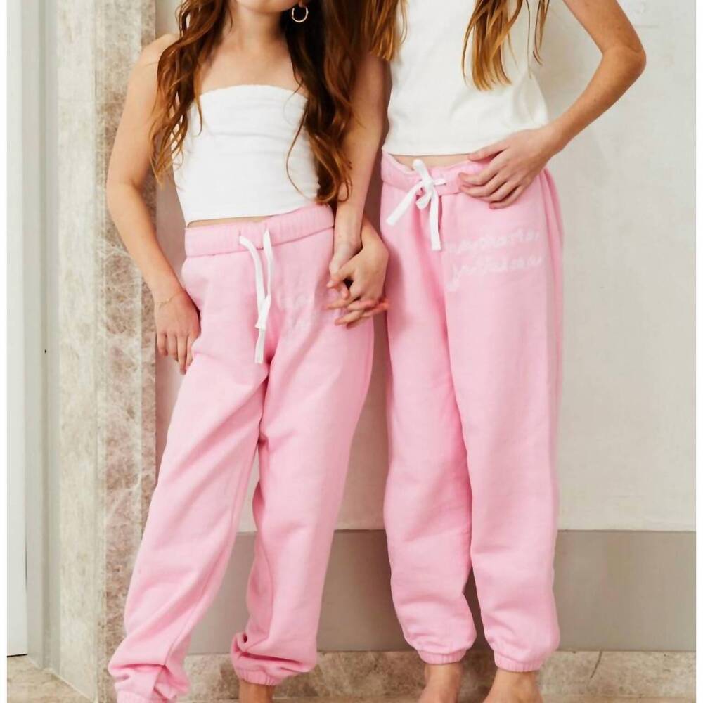 NEW THEME ma cherie jessi jogger in pink